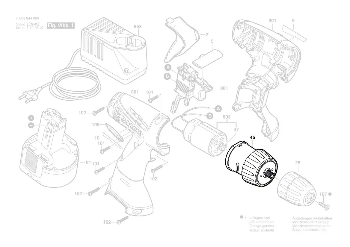 Boitier engrenage pour PSR 1440, PSR 1200, PSR 960